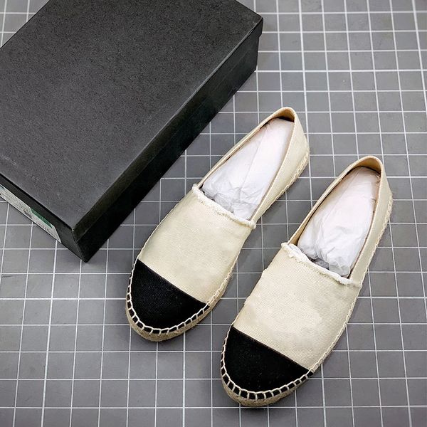 casual shoes ladies summer beach canvas fisherman shoes with box 35-40, Black