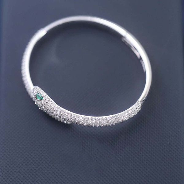 classic bangles silver snake bracelet titanium steel cuff bangle diamond bracelets womens love jewelry gift, Black 
classic bangles silver snake bracelet titanium steel cuff bangle diamond bracelets womens love jewelry gift, Black