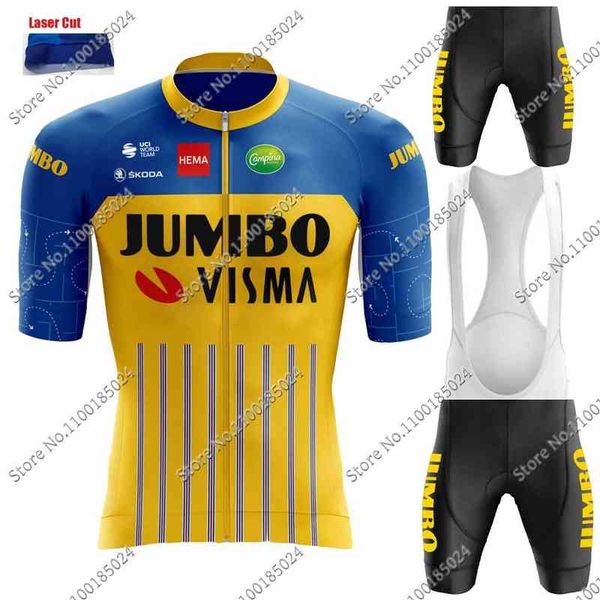 2022 jumbo visma team laser cut cycling jersey set summer bicycle clothing road bike shirt suit bib shorts mtb maillot culotte, Black
2022 jumbo visma team laser cut cycling jersey set summer bicycle clothing road bike shirt suit bib shorts mtb maillot culotte, Black