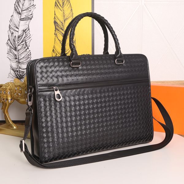 luxury men soft leather messenger bags men's weave handbags lapbag business briefcase male shoulder bag
luxury men soft leather messenger bags men's weave handbags lapbag business briefcase male shoulder bag