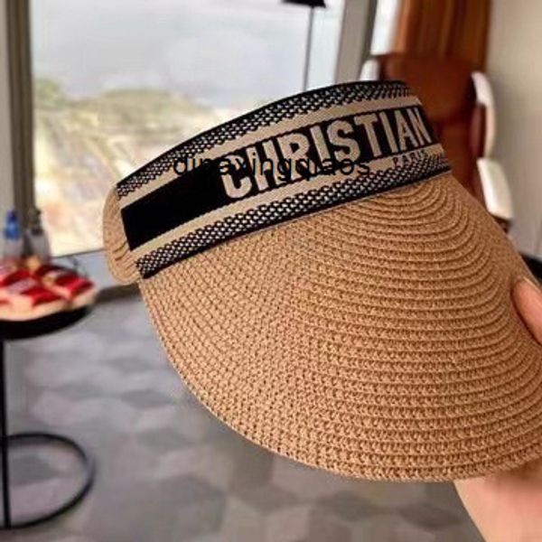 designer christian ball caps baseball spring and summer 2021 female lafite straw beach hat european sunscreen hat empty letter versatile fas, Blue;gray
designer christian ball caps baseball spring and summer 2021 female lafite straw beach hat european sunscreen hat empty letter versatile fas, Blue;gray
