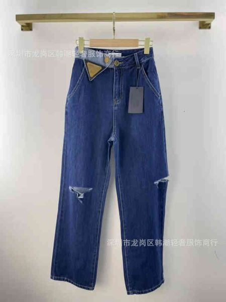 women's jeans b's autumn style pierced design jeans women's straight tube loose high waist wide leg pants shenzhen nanyou, Blue
women's jeans b's autumn style pierced design jeans women's straight tube loose high waist wide leg pants shenzhen nanyou, Blue