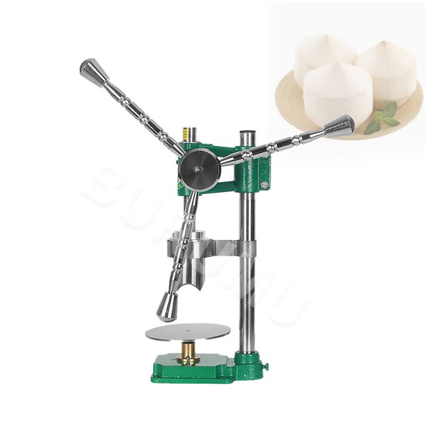 Image of Commercial Hand Press Green Coconut Opening Holing Machine Small Manual Fresh Coconut Hole Puncher
