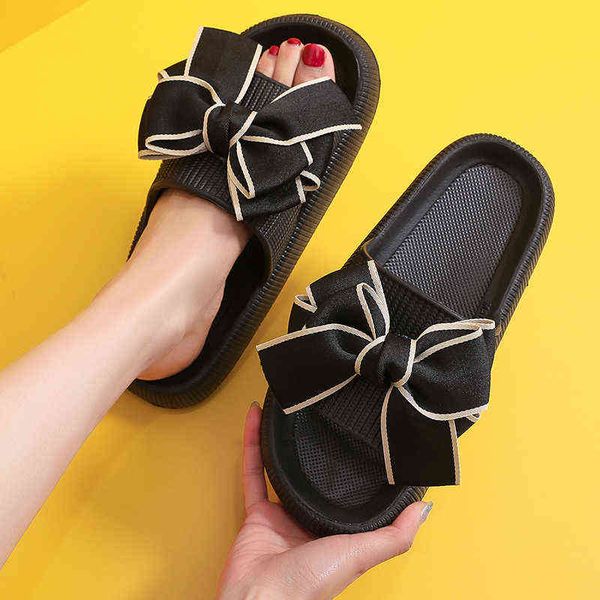 summer women slippers bow tie couple sandals indoor eva women platform garden shoes non-slip trend lady outdoor men beach slides y220412, Black
summer women slippers bow tie couple sandals indoor eva women platform garden shoes non-slip trend lady outdoor men beach slides y220412, Black