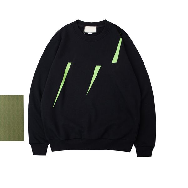 2022 mens designer sweaters retro luxury sweatshirt men round neck lightning letter print, White;black
2022 mens designer sweaters retro luxury sweatshirt men round neck lightning letter print, White;black