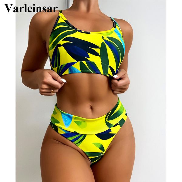 green leaves printed female swimsuit high waist bikini women swimwear two-pieces bikini set bather bathing suit swim v3118, White;black
green leaves printed female swimsuit high waist bikini women swimwear two-pieces bikini set bather bathing suit swim v3118, White;black