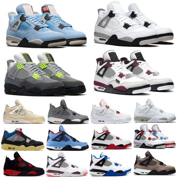 st quality men 4 4s basketball shoes university blue taupe haze fire red starfish white sail oreo black-cat cement mens trainers sport sneak
st quality men 4 4s basketball shoes university blue taupe haze fire red starfish white sail oreo black-cat cement mens trainers sport sneak