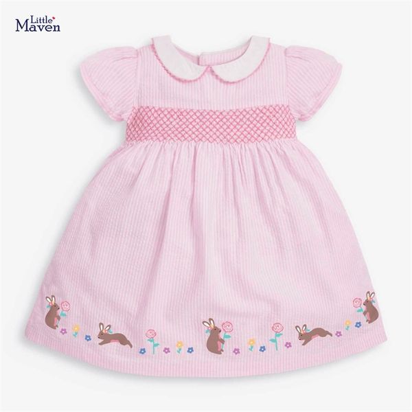 little maven elegant lovely baby girls summer dress for year cotton children casual clothes pink for kids 27 year 220618, Red;yellow
little maven elegant lovely baby girls summer dress for year cotton children casual clothes pink for kids 27 year 220618, Red;yellow