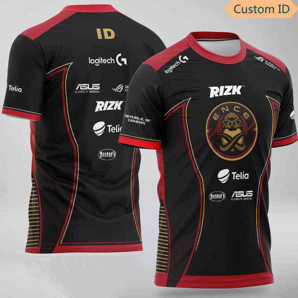 csgo e-sports team ence uniform jerseys fans game t shirt customized id men women tshirt custom name tees sleeve style, White;black
csgo e-sports team ence uniform jerseys fans game t shirt customized id men women tshirt custom name tees sleeve style, White;black