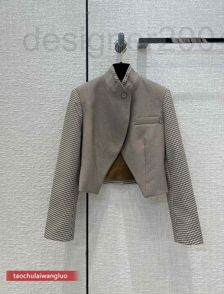 women's jackets designer bw39620 shenzhen nanyou french light luxury thousand bird checkered short coat design sense three-dimensional, Black;brown
women's jackets designer bw39620 shenzhen nanyou french light luxury thousand bird checkered short coat design sense three-dimensional, Black;brown