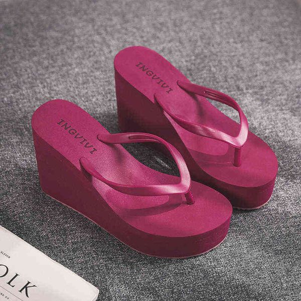 summer women eva thick high heel wedges slippers fashion 2022 female beach flops sandalias platform causal solid claquette femme y220412, Black
summer women eva thick high heel wedges slippers fashion 2022 female beach flops sandalias platform causal solid claquette femme y220412, Black