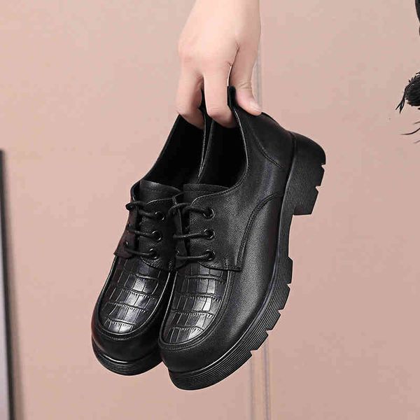 dress shoes single shoe women spring and autumn british style soft sole women's shoes comfortable leather antiskid large size small 1ca, Black
dress shoes single shoe women spring and autumn british style soft sole women's shoes comfortable leather antiskid large size small 1ca, Black