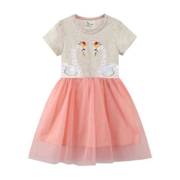jumping meters new arrival swan embroidery fashion party tutu girls clothes cotton summer toddler frocks wedding birthday dress g220428, Red;yellow
jumping meters new arrival swan embroidery fashion party tutu girls clothes cotton summer toddler frocks wedding birthday dress g220428, Red;yellow