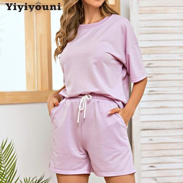 t-shirts summer womens tracksuits short sleeve and shorts 2 pieces sets women loose high waist set female casual cotton outfits aa, Gray
t-shirts summer womens tracksuits short sleeve and shorts 2 pieces sets women loose high waist set female casual cotton outfits aa, Gray