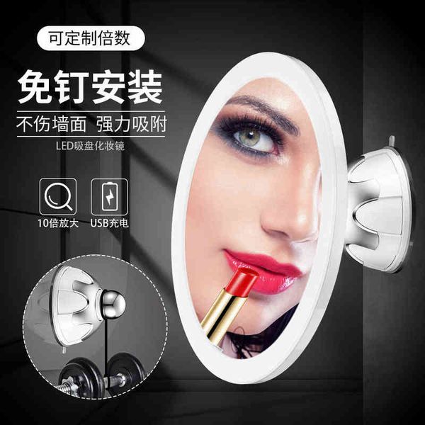 factory outlet magnetic suction vanity mirror creative with led light charging 3-color temperature bathroom beauty magnifying cup
factory outlet magnetic suction vanity mirror creative with led light charging 3-color temperature bathroom beauty magnifying cup