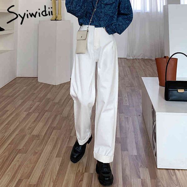 high waisted white for women straight denim wide leg pants vintage full length spring trousers baggy jeans 210415, Blue
high waisted white for women straight denim wide leg pants vintage full length spring trousers baggy jeans 210415, Blue