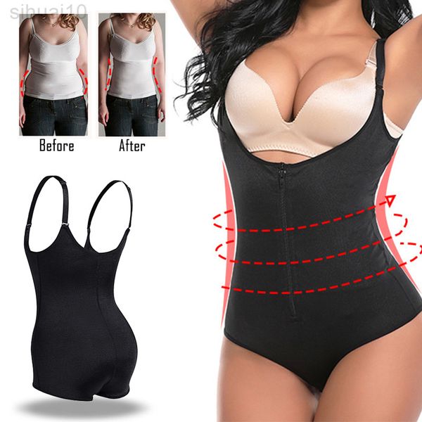 women full body shaper shapewear zipper hook latex waist trainer underbust body shaper slimming bodysuit tummy control butt l220802, Black;white
women full body shaper shapewear zipper hook latex waist trainer underbust body shaper slimming bodysuit tummy control butt l220802, Black;white