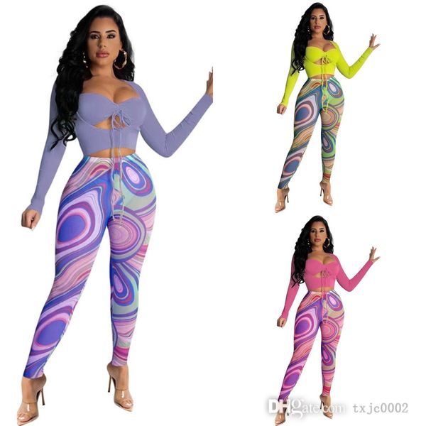 women 2 piece pants outfits hollow out bandage crop mesh printed leggings matching set, White
women 2 piece pants outfits hollow out bandage crop mesh printed leggings matching set, White