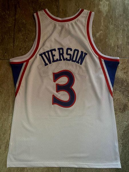 dense stitched basketball jersey allen iverson mitchell and ness 1996-97 white mesh classic retro jerseys men s-2xl, Black;red
dense stitched basketball jersey allen iverson mitchell and ness 1996-97 white mesh classic retro jerseys men s-2xl, Black;red