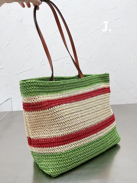 contrast stripe woven tote bag op19 women's summer 2022 new stylish versatile large-capacity beach holiday shopping one-shoulder bag
contrast stripe woven tote bag op19 women's summer 2022 new stylish versatile large-capacity beach holiday shopping one-shoulder bag