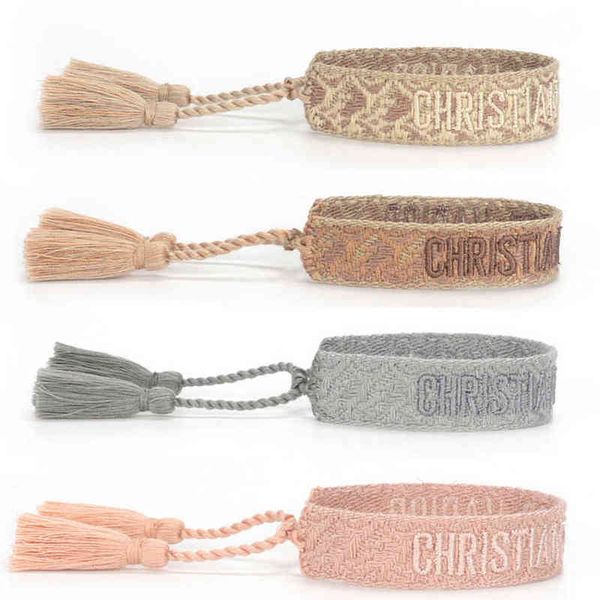 brand classic fashion bracelets chains jewelry bangles handmade embroidered link woven tassel adjustable women men lover gift chain bangle w, Black
brand classic fashion bracelets chains jewelry bangles handmade embroidered link woven tassel adjustable women men lover gift chain bangle w, Black