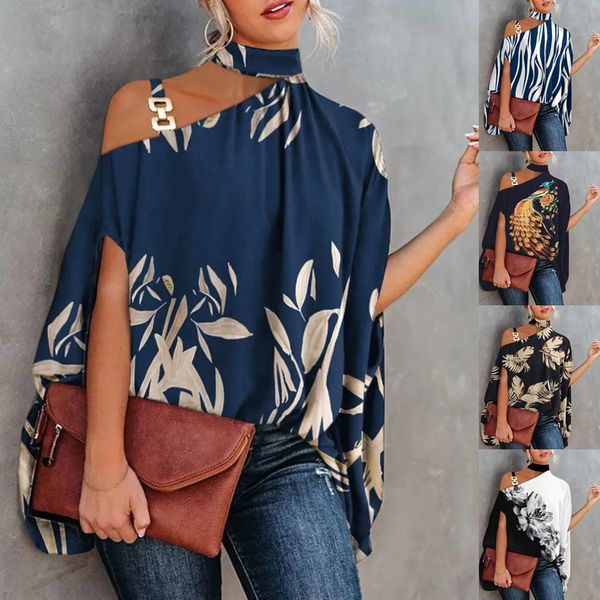 casual dress summer halter doll sleeve printed shirt ladies shirts women's, Black;gray
casual dress summer halter doll sleeve printed shirt ladies shirts women's, Black;gray