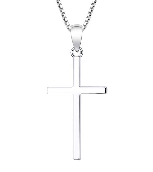 pendant necklaces cross necklace 925 sterling sier halo religious jewelry christian baptism gifts amowa, Silver
pendant necklaces cross necklace 925 sterling sier halo religious jewelry christian baptism gifts amowa, Silver