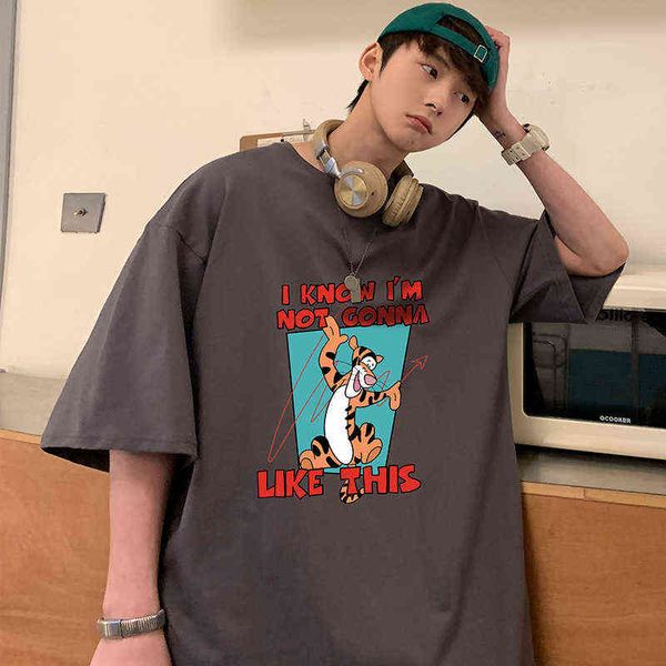 designer men's t-shirt summer fashion men's short loose and versatile pure cotton half sleeve round neck casual cartoon printing, White;black
designer men's t-shirt summer fashion men's short loose and versatile pure cotton half sleeve round neck casual cartoon printing, White;black