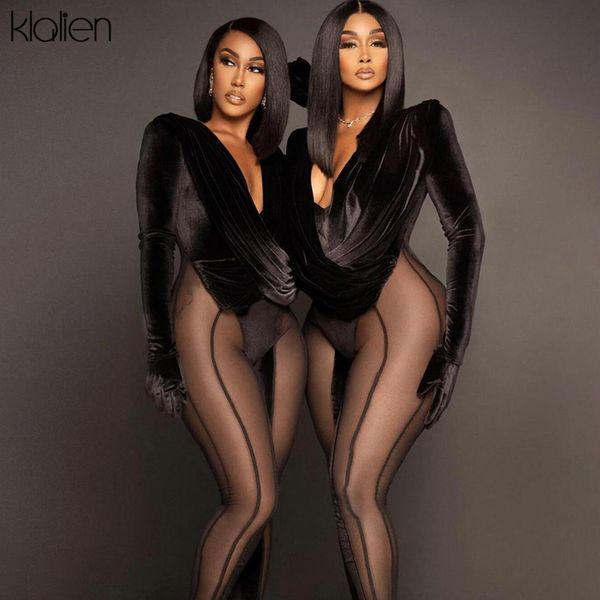 mesh patchwork see through long sleeve v neck jumpsuit new autumn fashion casual skinny stretch femal romper, Black;white
mesh patchwork see through long sleeve v neck jumpsuit new autumn fashion casual skinny stretch femal romper, Black;white