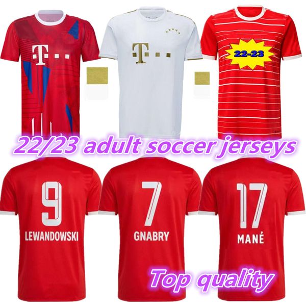 22 23 mane soccer jersey fans bayern lewandowski sane kimmich muller davies football shirt men sets kit 2022 2023 away white musiala bayern, Black;yellow
22 23 mane soccer jersey fans bayern lewandowski sane kimmich muller davies football shirt men sets kit 2022 2023 away white musiala bayern, Black;yellow