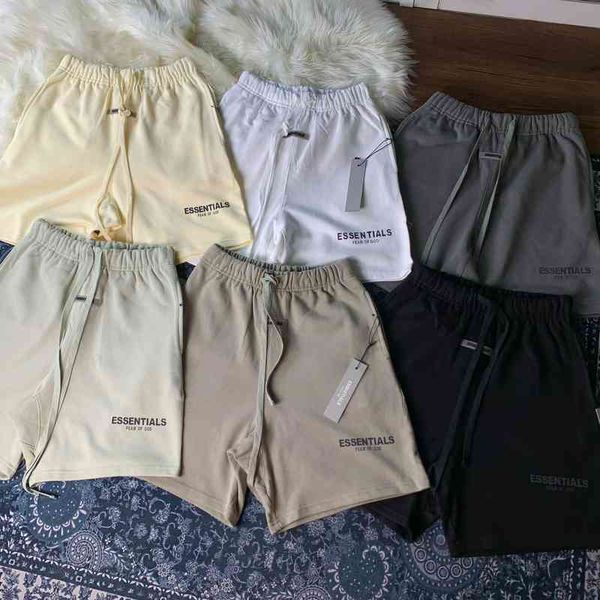american fog feel of god sentials multi thread reflective letter embroidered trendy shorts direct sales store, White;black
american fog feel of god sentials multi thread reflective letter embroidered trendy shorts direct sales store, White;black