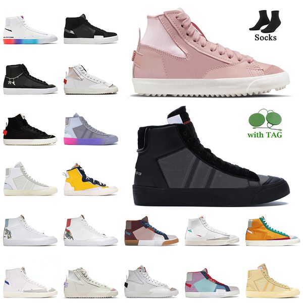 luxury women mens blazer mid 77 vintage fashion casual shoes with socks designer sneakers grim reaper pink oxford white university blue blac, Black
luxury women mens blazer mid 77 vintage fashion casual shoes with socks designer sneakers grim reaper pink oxford white university blue blac, Black