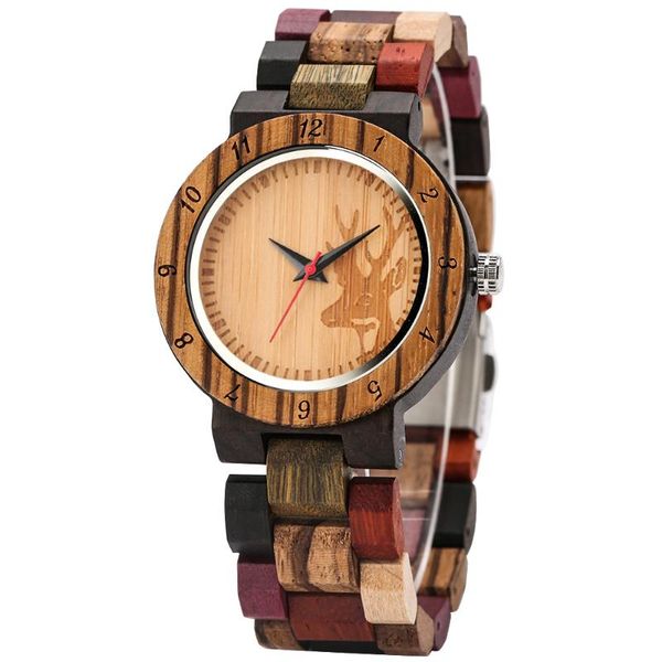 wristwatches fashion women's watch luxury wooden quartz watches unique mixed color full wood bracelet female gifts drop, Slivery;brown
wristwatches fashion women's watch luxury wooden quartz watches unique mixed color full wood bracelet female gifts drop, Slivery;brown
