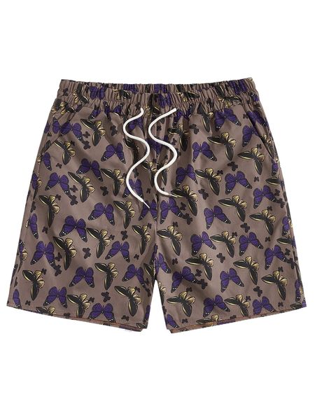 romwe guys allover butterfly print shorts c9lx#, White;black 
romwe guys allover butterfly print shorts c9lx#, White;black