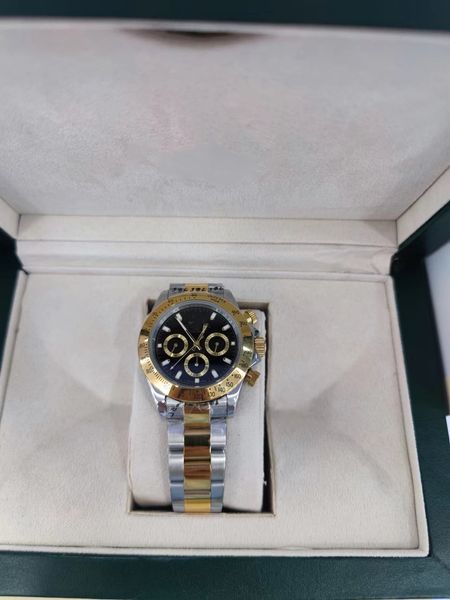 with original box luxury automatic 2813 mechanical movement watch gold dial watches men 116508 gold 116520 116528 mens wristwatches, Slivery;brown
with original box luxury automatic 2813 mechanical movement watch gold dial watches men 116508 gold 116520 116528 mens wristwatches, Slivery;brown