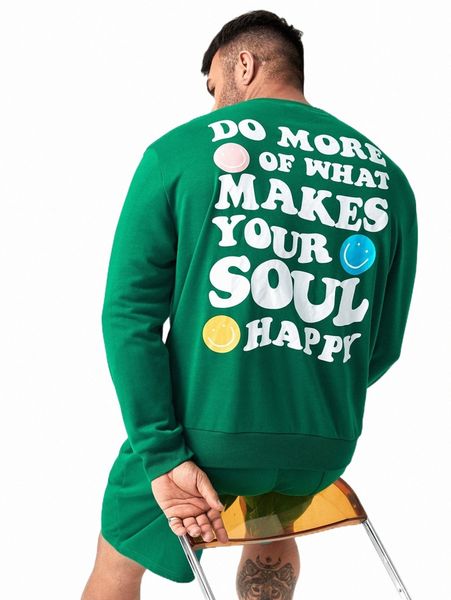 extended sizes men slogan graphic drop shoulder pullover & sweatpants s3b0#, Gray
extended sizes men slogan graphic drop shoulder pullover & sweatpants s3b0#, Gray