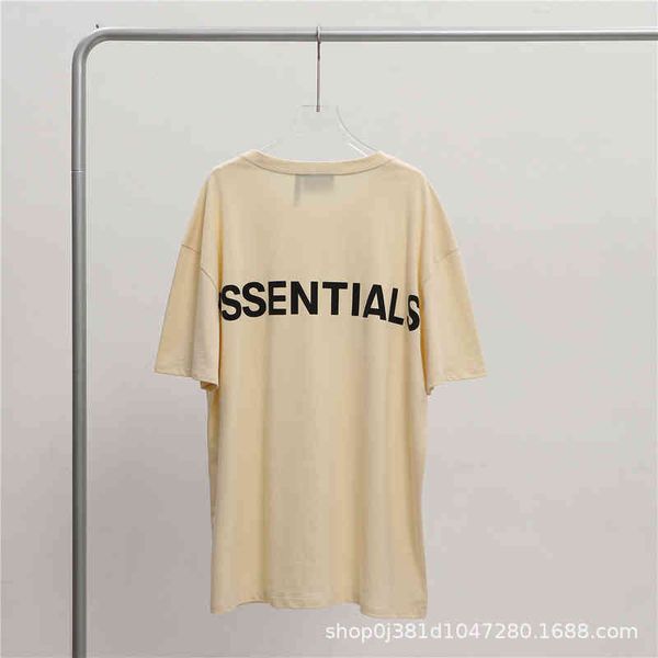men's fashion personality trend new short-sleeved brand wholesale fog fear of essentials multi thread reflective letters behind short s, White;black
men's fashion personality trend new short-sleeved brand wholesale fog fear of essentials multi thread reflective letters behind short s, White;black