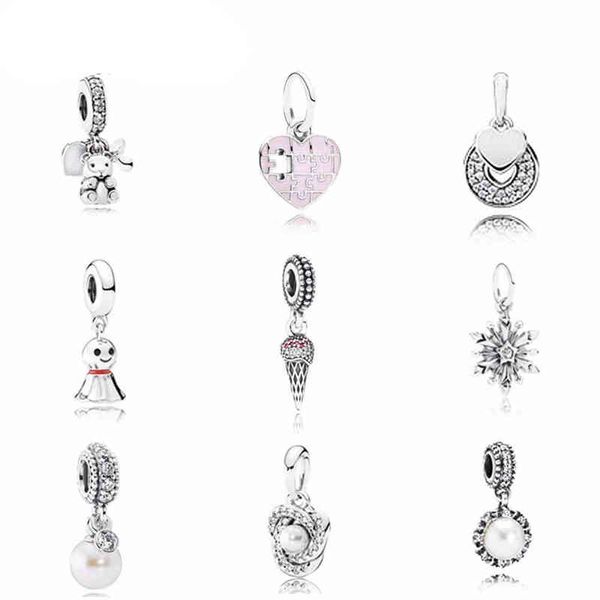 new 925 sterling silver pearl pendant pink heart-shaped charm bear bead collocation bracelet diy bracelet factory wholesale aa220315, Bronze;silver
new 925 sterling silver pearl pendant pink heart-shaped charm bear bead collocation bracelet diy bracelet factory wholesale aa220315, Bronze;silver