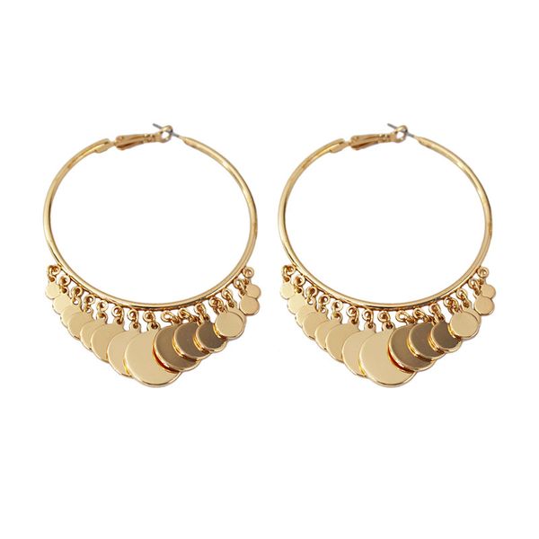stud protect the single wafer 21 new tide exaggerated geometry fashion circle hoop earrings personality modern long earrings a95, Golden;silver
stud protect the single wafer 21 new tide exaggerated geometry fashion circle hoop earrings personality modern long earrings a95, Golden;silver