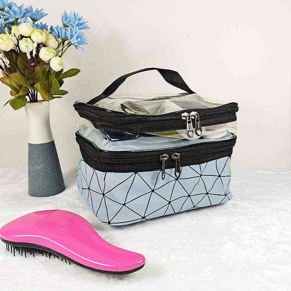 toiletry bags cosmetic bag lingge portable double layer large capacity dry wet separation cosmetic storage transparent waterproof wash bag 2
toiletry bags cosmetic bag lingge portable double layer large capacity dry wet separation cosmetic storage transparent waterproof wash bag 2