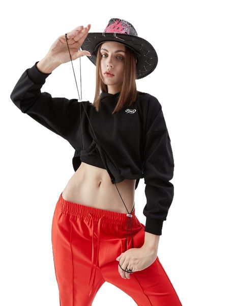 letter graphic drawstring asymmetrical hem drop shoulder crop hoodie q5du#, Black
letter graphic drawstring asymmetrical hem drop shoulder crop hoodie q5du#, Black