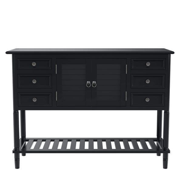 bedroom living room 45'' modern console table sofa table with 6 drawers 1 cabinets and 1 shelf
bedroom living room 45'' modern console table sofa table with 6 drawers 1 cabinets and 1 shelf
