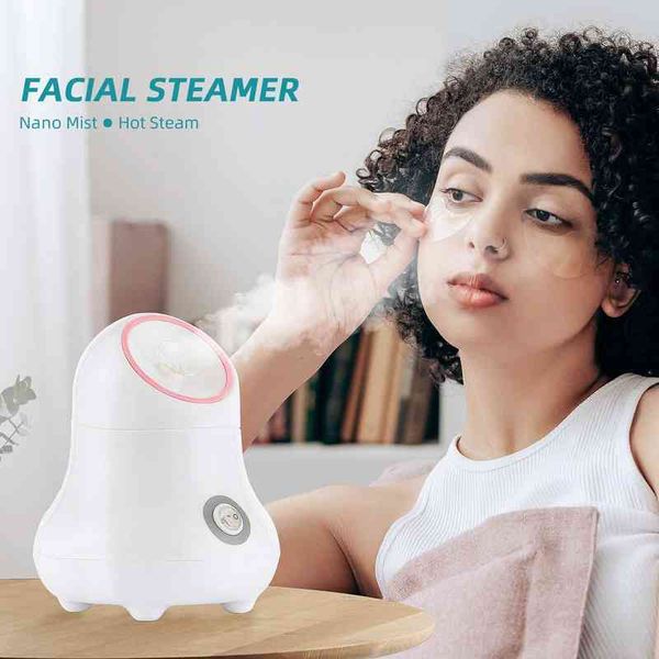 face steamer fog compress nano mist heating sprayer facial moisturizing humidifier home care spa machine 220505
face steamer fog compress nano mist heating sprayer facial moisturizing humidifier home care spa machine 220505