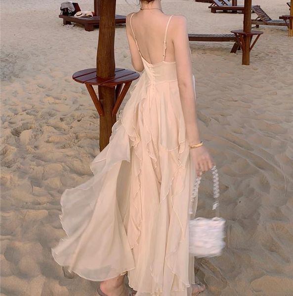 strap slash neck solid robes dress spring summer suspender chiffon beach style dress spaghetti elegant backless, Black;gray
strap slash neck solid robes dress spring summer suspender chiffon beach style dress spaghetti elegant backless, Black;gray