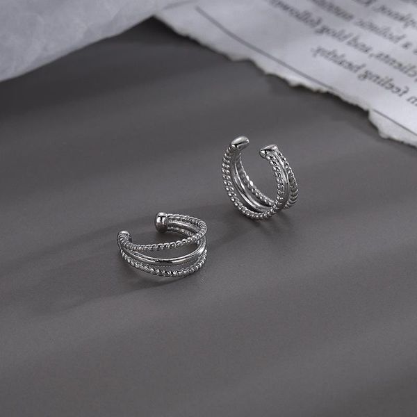 clip-on & screw back 1 pcs multilayer ear cuff women clip earrings no piercing party punk fashion jewelry, Silver
clip-on & screw back 1 pcs multilayer ear cuff women clip earrings no piercing party punk fashion jewelry, Silver
