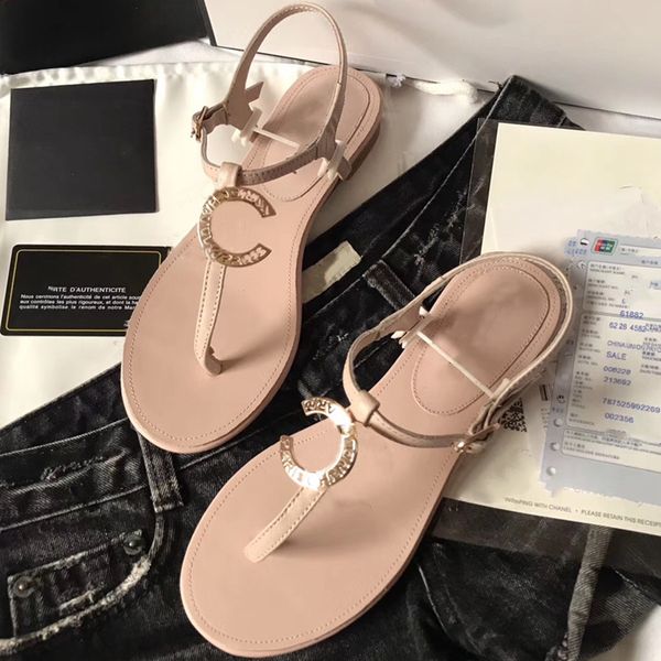 women summer designer gold metal accessories logo sandals popular in fashion circle flat heel sandals can lncrease attractiveness hardware h, Black
women summer designer gold metal accessories logo sandals popular in fashion circle flat heel sandals can lncrease attractiveness hardware h, Black