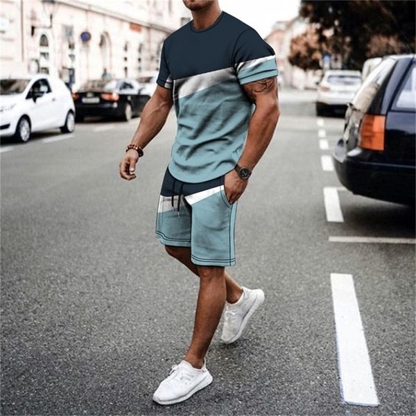 summer men's trend fashion short sleeve suit 2 piece 3d printing men's t-shirt shorts sportswear suit 220610, Gray
summer men's trend fashion short sleeve suit 2 piece 3d printing men's t-shirt shorts sportswear suit 220610, Gray
