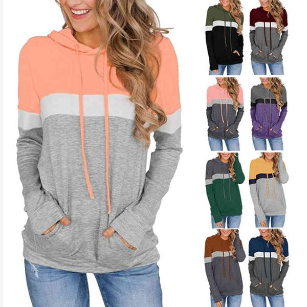 women's t-shirt clothing autumn and winter 2022 women's printed stitched hooded pocket sweater 5644, White
women's t-shirt clothing autumn and winter 2022 women's printed stitched hooded pocket sweater 5644, White