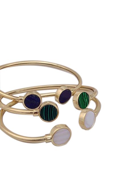 real 18k gold plated green blue white stone shell cuff bangle bracelet brand letter fashion
real 18k gold plated green blue white stone shell cuff bangle bracelet brand letter fashion