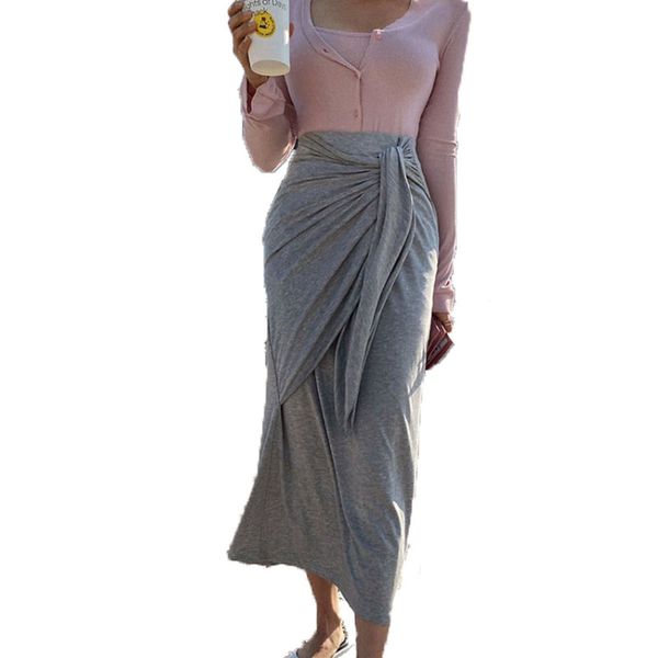 skirts knotted lace up summer women high waist slim fit casual cotton long midi skirt korean office lady elegant, Black
skirts knotted lace up summer women high waist slim fit casual cotton long midi skirt korean office lady elegant, Black